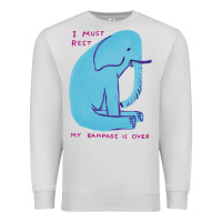 Dove Grey i must rest my rampage is over Premium Sweatshirt - artisFamous