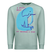 Seafoam i must rest my rampage is over Premium Sweatshirt - artisFamous