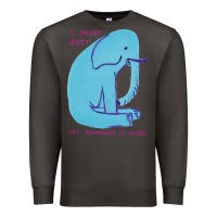 Smoke i must rest my rampage is over Premium Sweatshirt - artisFamous