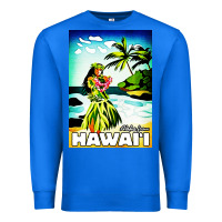 True Royal hawaii hula girl Premium Sweatshirt - artisFamous