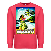 Cardinal hawaii hula girl Premium Sweatshirt - artisFamous