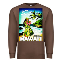 Chestnut hawaii hula girl Premium Sweatshirt - artisFamous