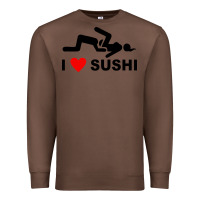 Chestnut i love sushi funny Premium Sweatshirt - artisFamous