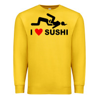 Lemon i love sushi funny Premium Sweatshirt - artisFamous