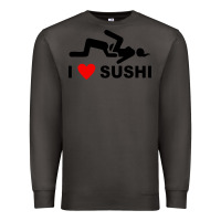 Smoke i love sushi funny Premium Sweatshirt - artisFamous