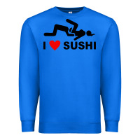 True Royal i love sushi funny Premium Sweatshirt - artisFamous
