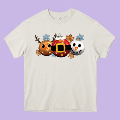 Christmas Heavy Core Tee Designed By Cowgirlartshop