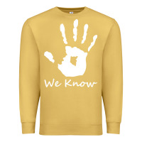 Antique Gold skyrim dark brotherhood we know hand novelty kids mens womens t shirt Premium Sweatshirt - artisFamous