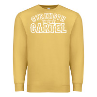 Antique Gold strength cartel Premium Sweatshirt - artisFamous