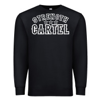 Black strength cartel Premium Sweatshirt - artisFamous