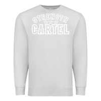 Dove Grey strength cartel Premium Sweatshirt - artisFamous