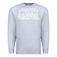Heather Grey strength cartel Premium Sweatshirt - artisFamous