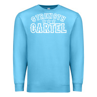 Ocean Blue strength cartel Premium Sweatshirt - artisFamous