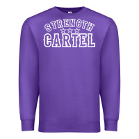 Purple strength cartel Premium Sweatshirt - artisFamous