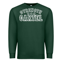Sports Green strength cartel Premium Sweatshirt - artisFamous