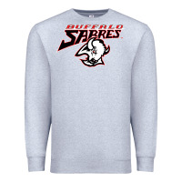 Heather Grey old sabers Premium Sweatshirt - artisFamous