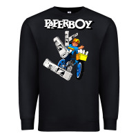 Black paperboy Premium Sweatshirt - artisFamous