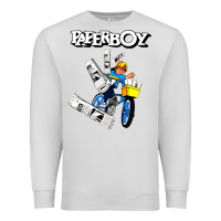Dove Grey paperboy Premium Sweatshirt - artisFamous