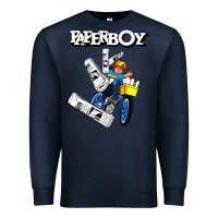 Navy paperboy Premium Sweatshirt - artisFamous