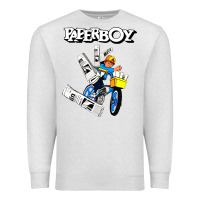 Oatmeal Heather paperboy Premium Sweatshirt - artisFamous