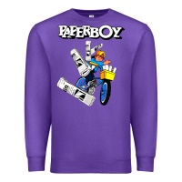 Purple paperboy Premium Sweatshirt - artisFamous