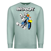 Seafoam paperboy Premium Sweatshirt - artisFamous