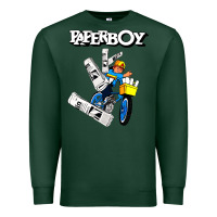 Sports Green paperboy Premium Sweatshirt - artisFamous