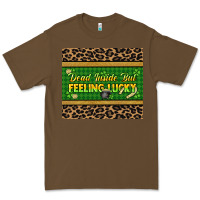 Cacao Dead inside but feeling lucky 20oz skinny tumbler Premium Tee - HowdyJamesFarm