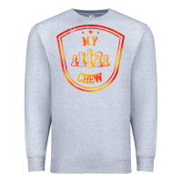 Heather Grey chess crew Premium Sweatshirt - artisFamous