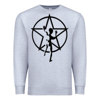 Heather Grey RUSH STARMAN Premium Sweatshirt - artisFamous
