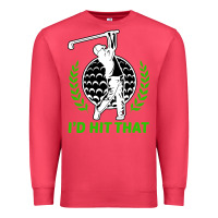 Cardinal id hit that funny golfing golf Premium Sweatshirt - artisFamous