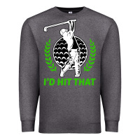 Charcoal Heather id hit that funny golfing golf Premium Sweatshirt - artisFamous