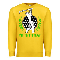 Lemon id hit that funny golfing golf Premium Sweatshirt - artisFamous