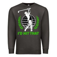 Smoke id hit that funny golfing golf Premium Sweatshirt - artisFamous