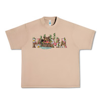 Burro Mama with bear and daisy Urban Heavy Tee - RanaPortraitStore