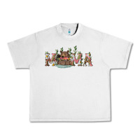 Lunar Rock Mama with bear and daisy Urban Heavy Tee - RanaPortraitStore