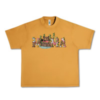 Peanut Butter Mama with bear and daisy Urban Heavy Tee - RanaPortraitStore