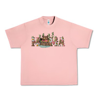 Salmon Mama with bear and daisy Urban Heavy Tee - RanaPortraitStore