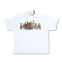 White Mama with bear and daisy Urban Heavy Tee - RanaPortraitStore