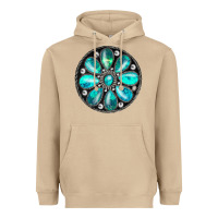 Turquoise Gemstone Heavyweight Hoodie | Teevron