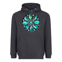 Smoke turquoise gemstone Heavyweight Hoodie - JahusDesignShop