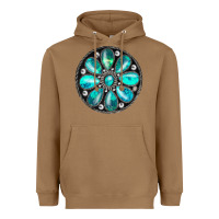 Toasted Coconut turquoise gemstone Heavyweight Hoodie - JahusDesignShop