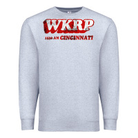 Heather Grey wkrp in cincinnati Premium Sweatshirt - artisFamous