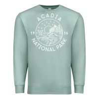 Seafoam a.ca.di.a national park 1916 mai.ne bar harbor t sh Premium Sweatshirt - artisFamous
