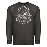 Smoke a.ca.di.a national park 1916 mai.ne bar harbor t sh Premium Sweatshirt - artisFamous