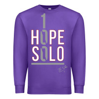 Purple 1 hope solo Premium Sweatshirt - artisFamous