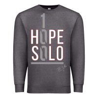 Charcoal Heather 1 hope solo Premium Sweatshirt - artisFamous
