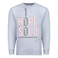 Heather Grey 1 hope solo Premium Sweatshirt - artisFamous