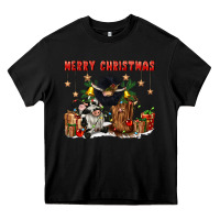 Black merry christmas Heavy Core Tee - CowGirlArtShop