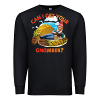 Black taco gnome thinks you're cute Premium Sweatshirt - artisFamous